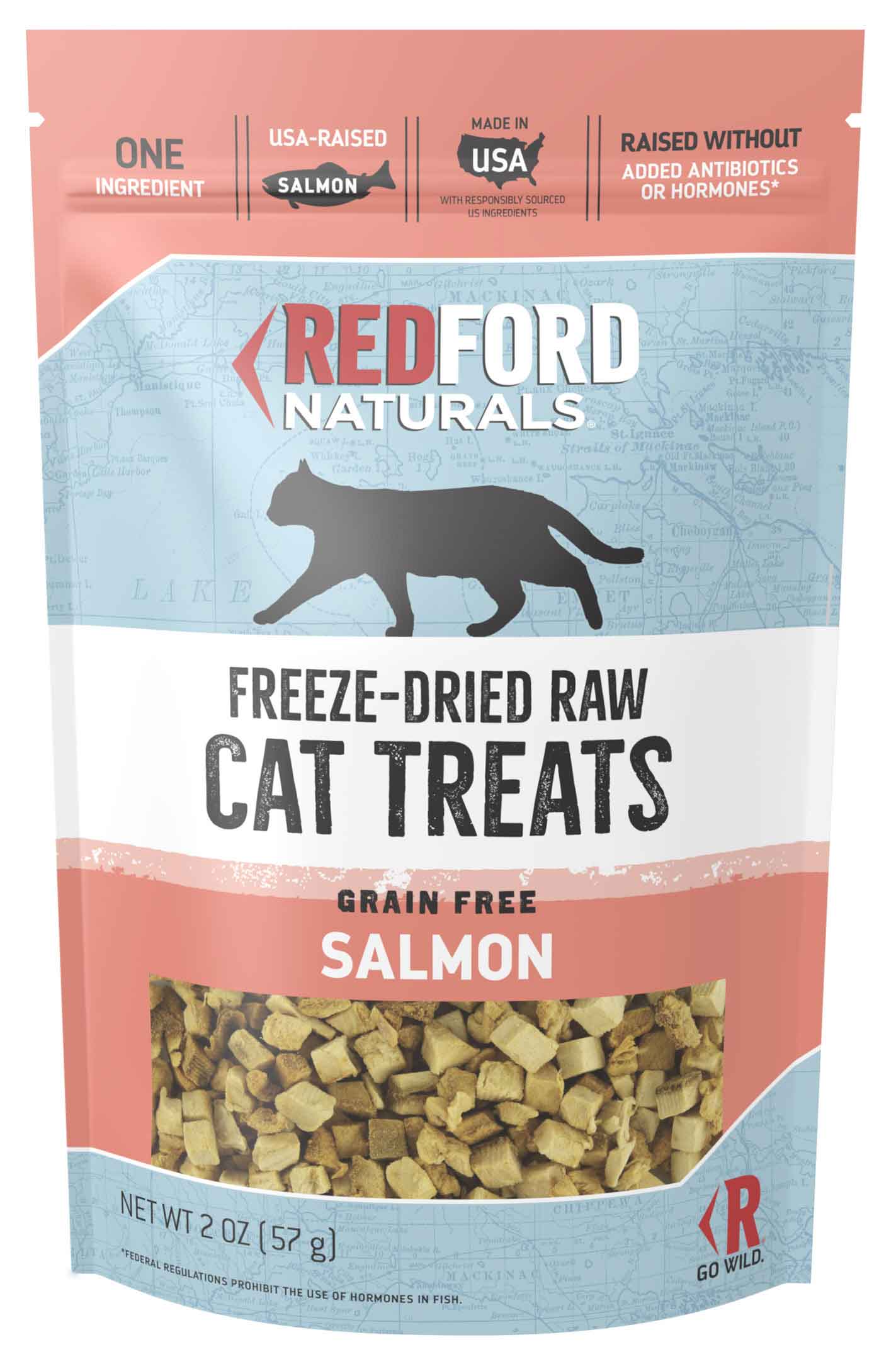 Redford Naturals Cat Treat Frze Drd Raw Gf Sal 2oz
