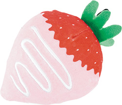 Play On Plush Strawberry Pink Dip Dog Toy, 1 Each