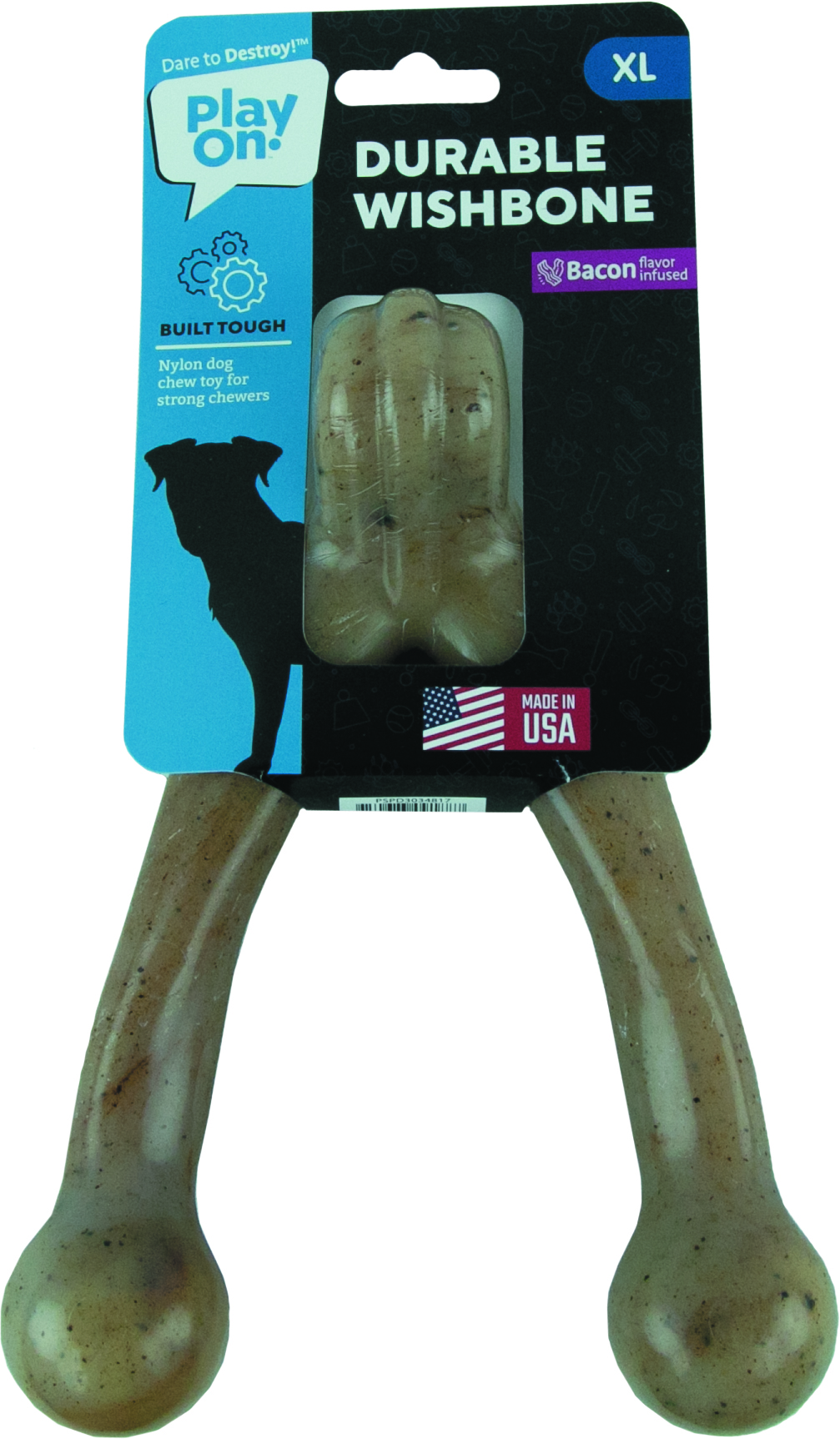 Play On Heavy Chew Bacon Wishbone, Extra Large