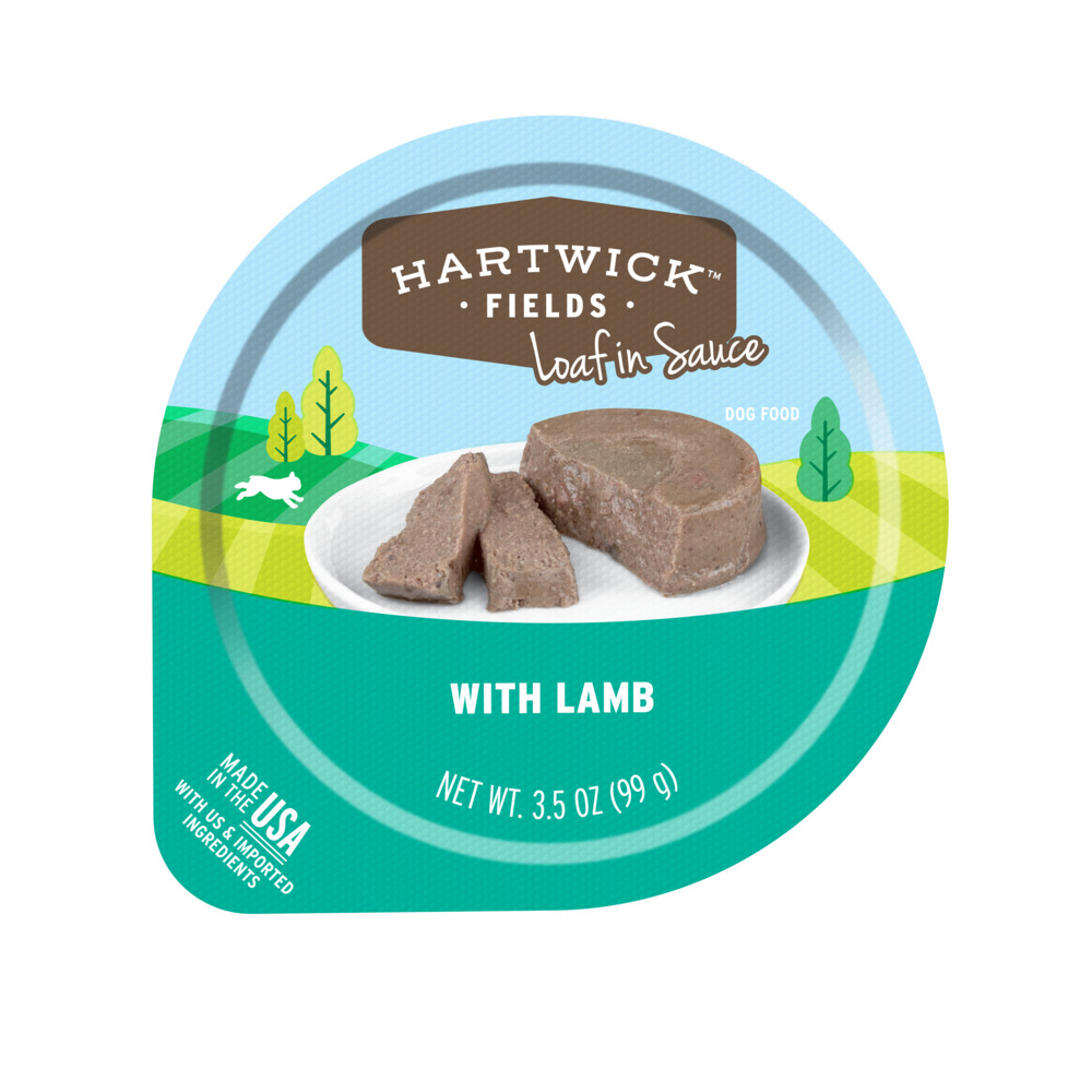 Hartwick Fields Dog Food Ad Lamb Loaf Sauce 3.5oz