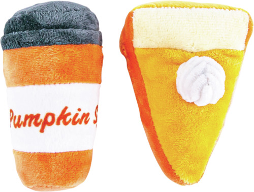 Play On Cat Toy Plush Pie and Latte, 2 Pack