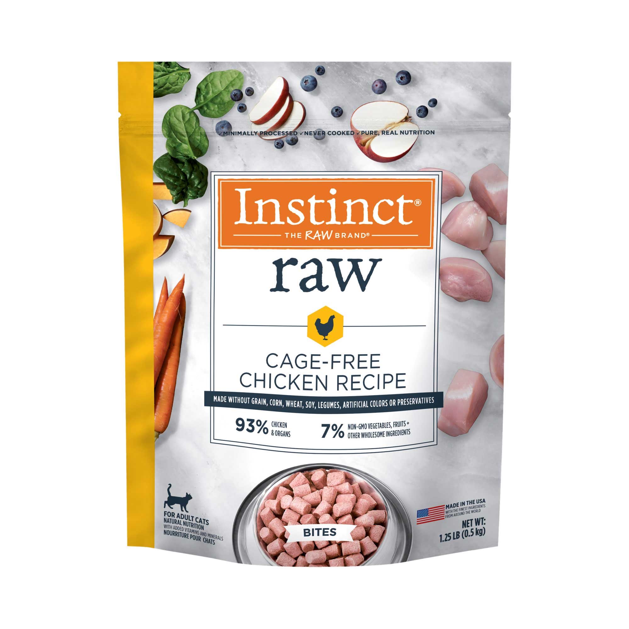 Instinct Cat Food Frzn Raw Cf Chk Bite 1.25lb