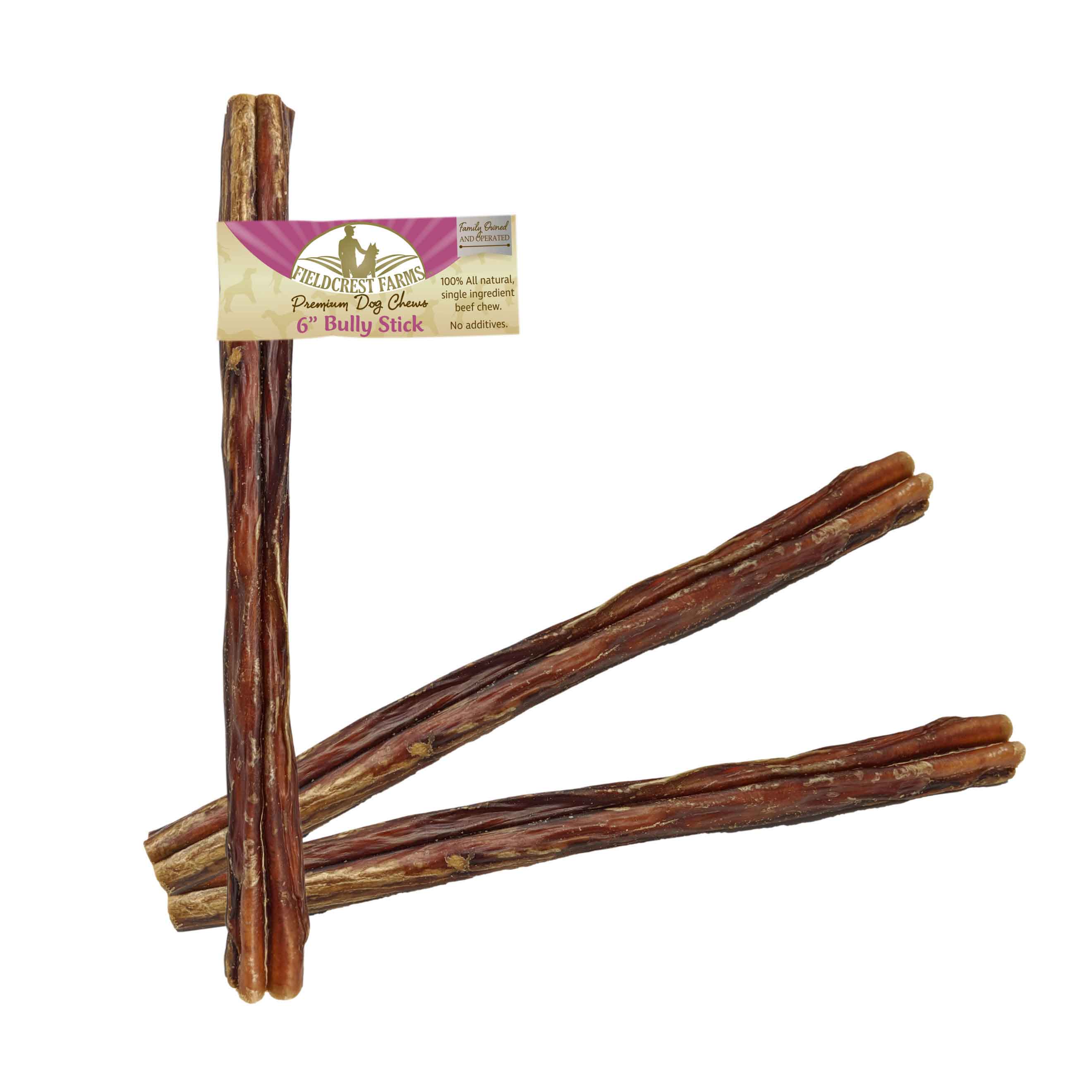 Fieldcrest Farms Dog Treat Bully Stick Value 6in 1ea