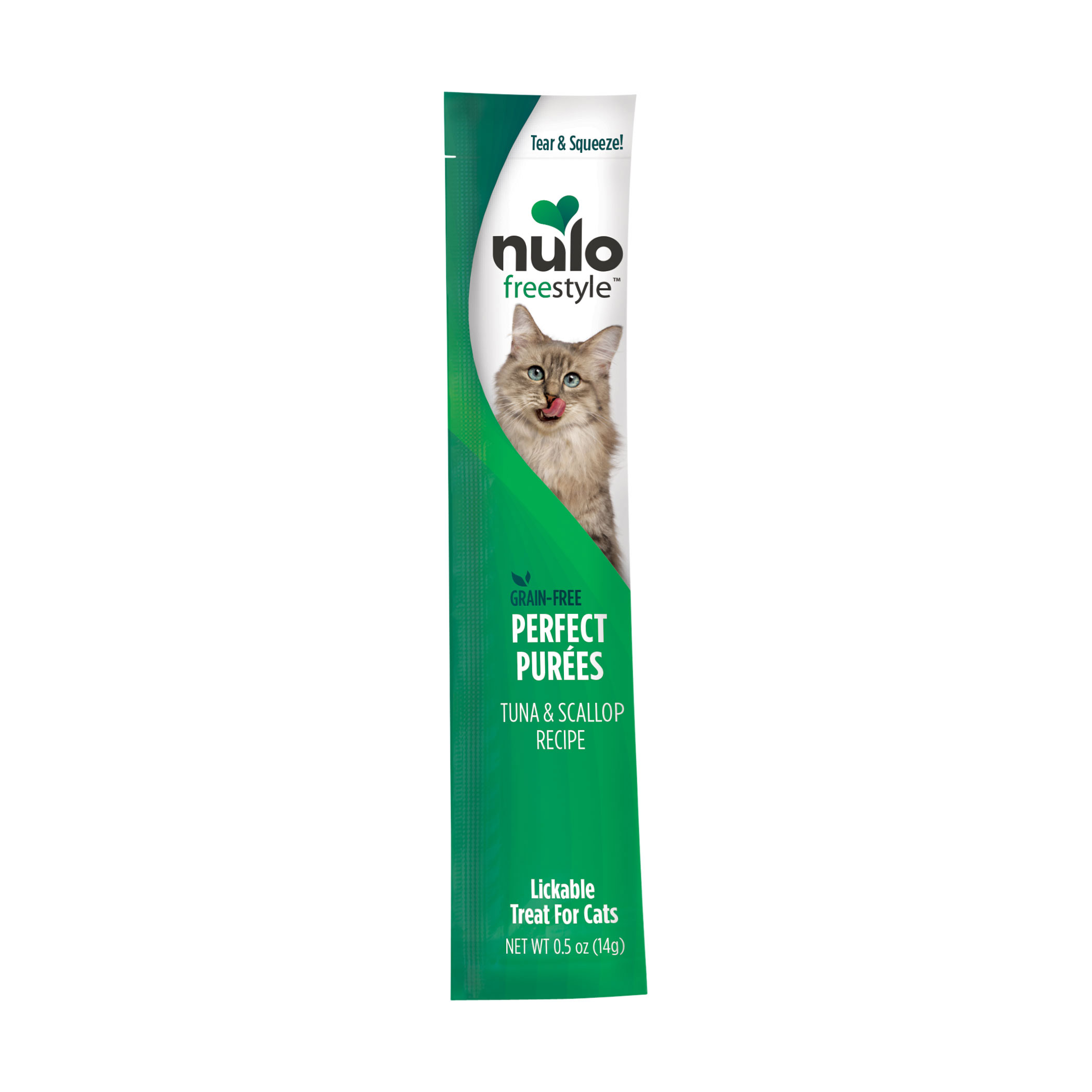 Nulo Freestyle Cat Treat Perfect Puree Gf Tuna/scallop 0.5oz