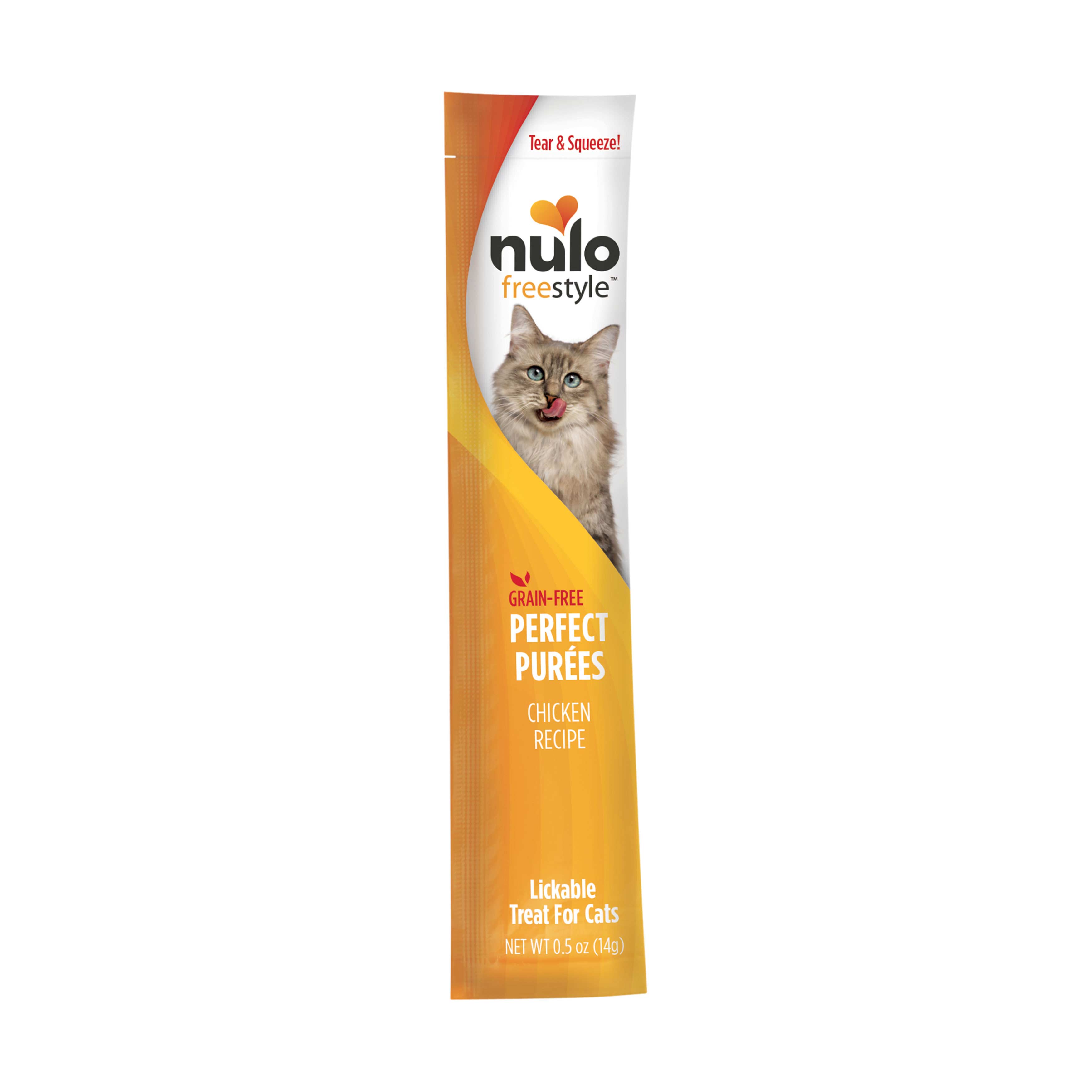 Nulo Freestyle Cat Treat Perfect Puree Gf Chicken 0.5oz