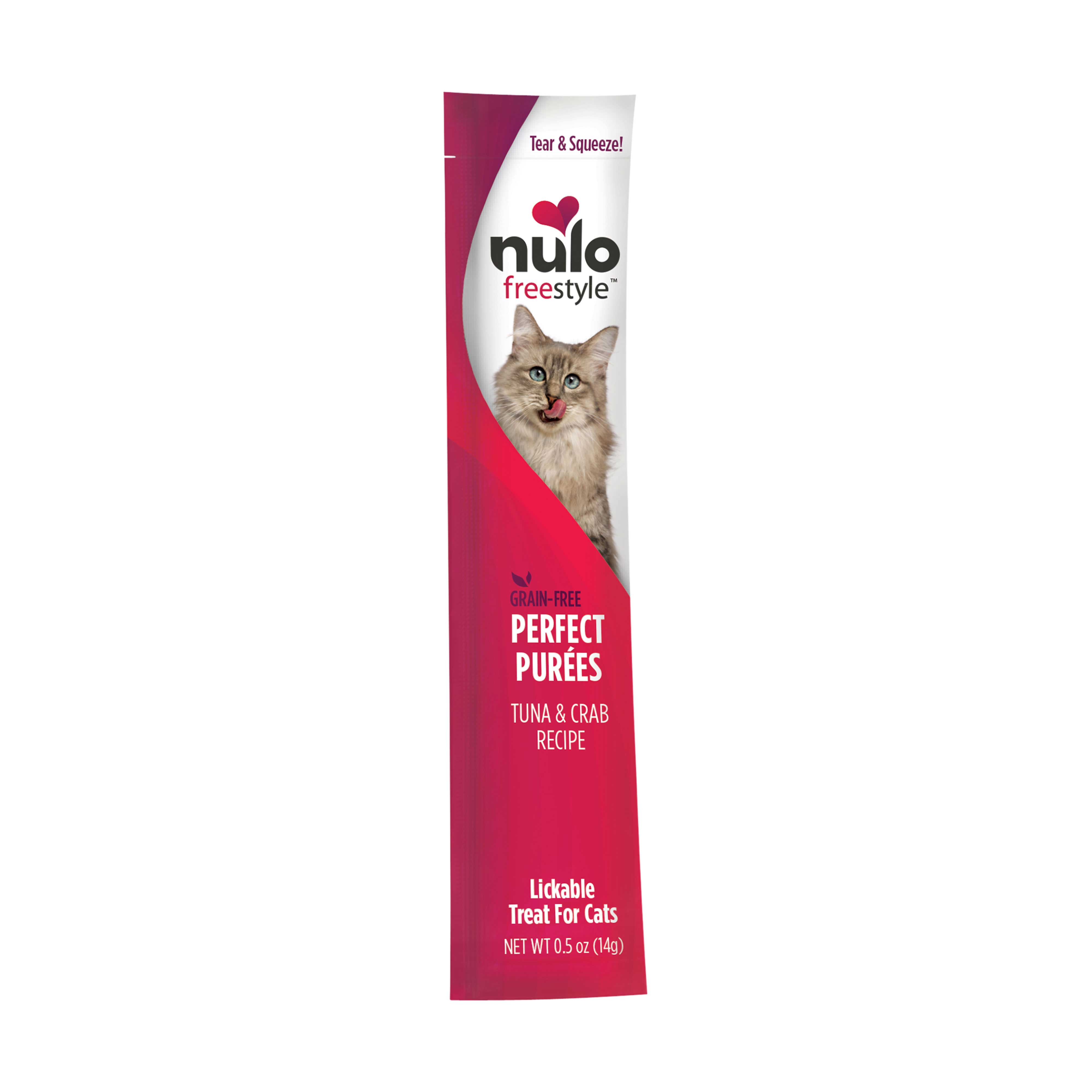 Nulo Freestyle Cat Treat Perfect Puree Gf Tuna/crab 0.5oz