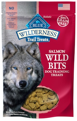 Blue Wilderness Dog Treat, Trail Treats Wild Bits, Salmon, 4 Ounces