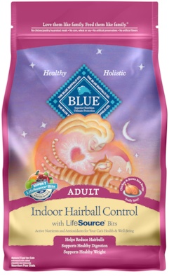 Blue Buffalo Cat Food, Adult Indoor Hairball Chicken, 3 Pound Bag