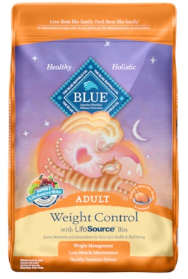 Blue Buffalo Cat Food, Weight Control Chicken and Rice, 15 Pound Bag