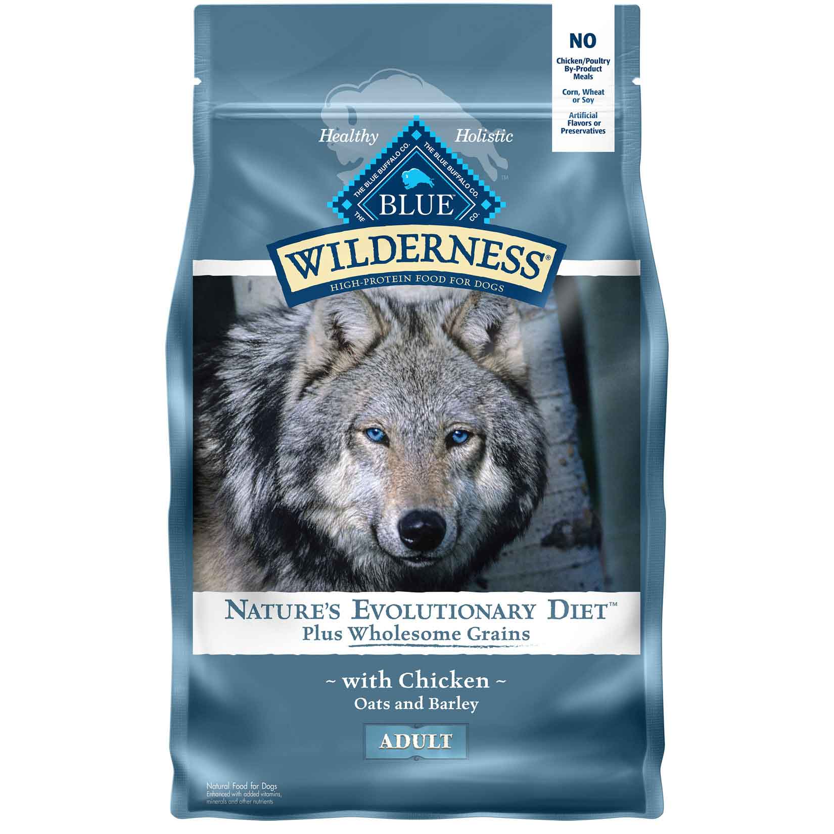 Blue Wilderness Adult Grain/Chicken Dry Dog Food, 4.5 Pounds
