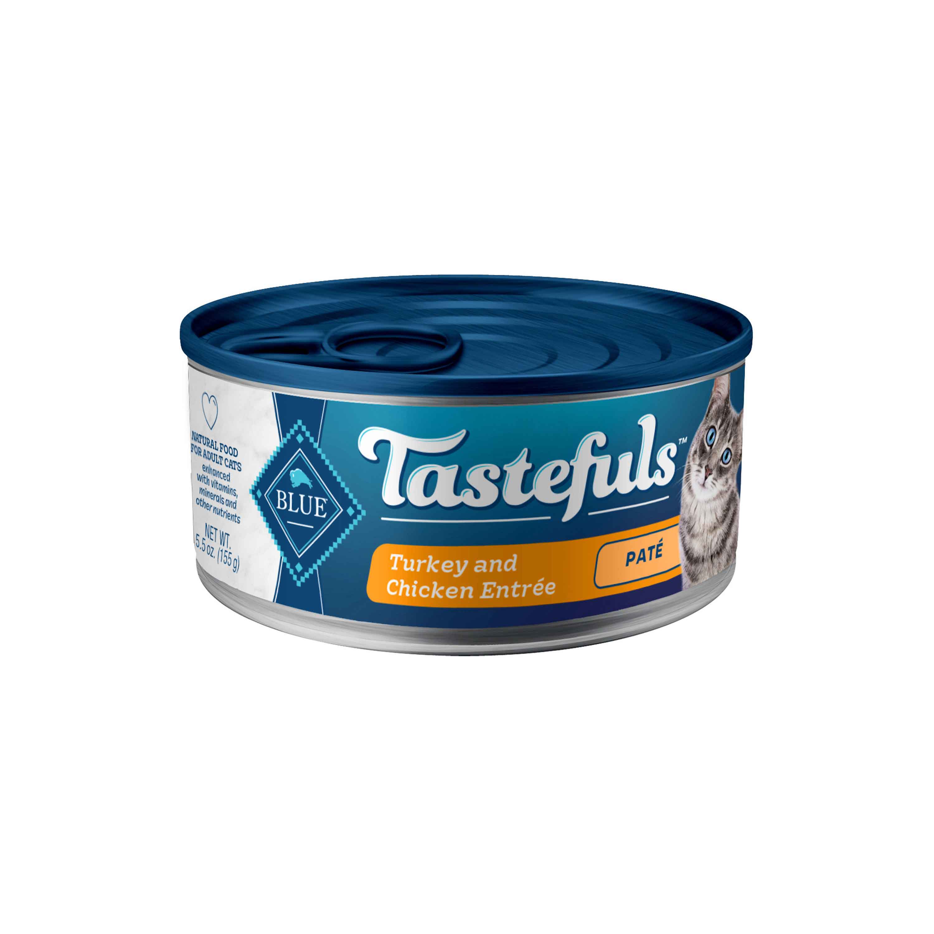 Blue Buffalo Cat Food Tasteful Ad Tur/chk Pate 5.5oz