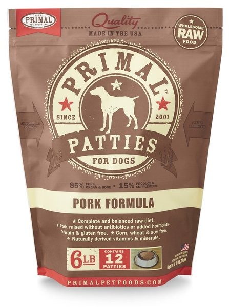 Primal Pet Foods Canine Pork Formula, 6 Pounds - Not Available For Delivery