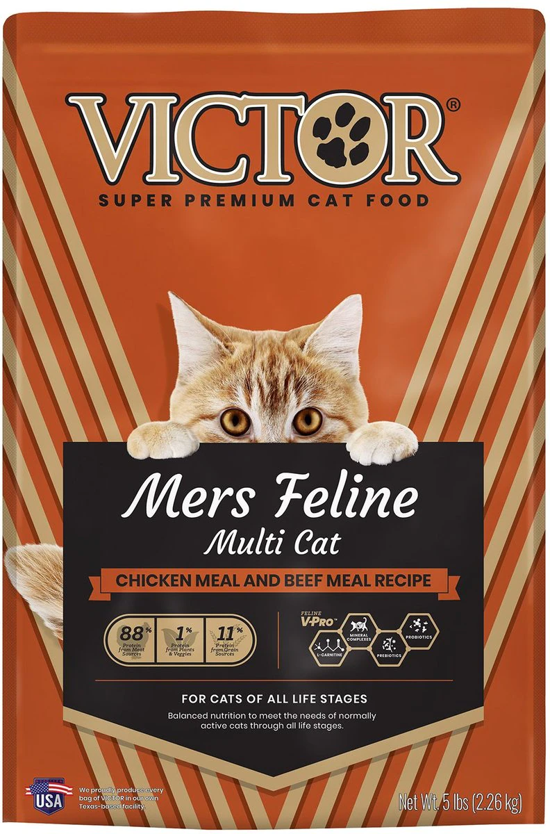 VICTOR Mers Feline Multi Cat Cat Food, 5 Pounds