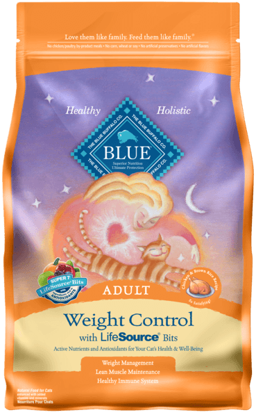 Blue Buffalo Weight Control Dry Cat Food, 7 Pounds