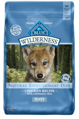 Blue Wilderness Dog Food, Puppy, Chicken, 24 Pound Bag