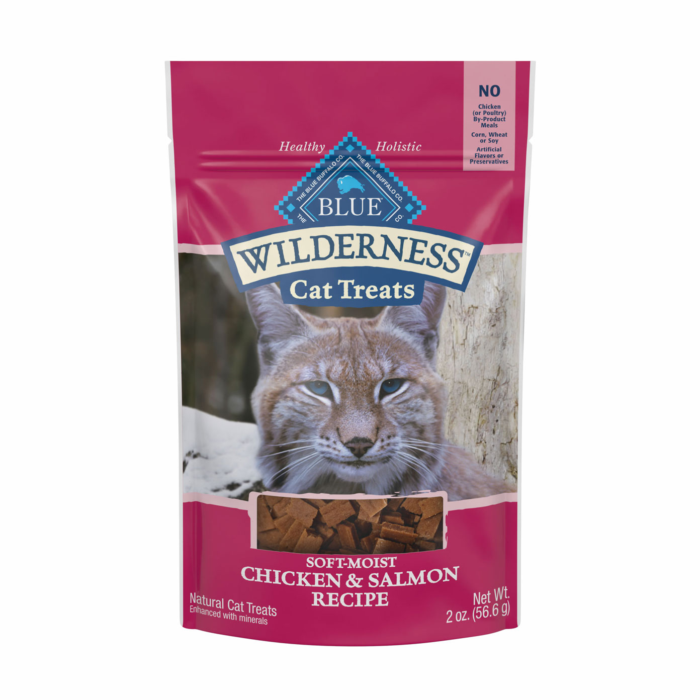 Blue Wilderness Cat Treat Chicken/salmon 2oz